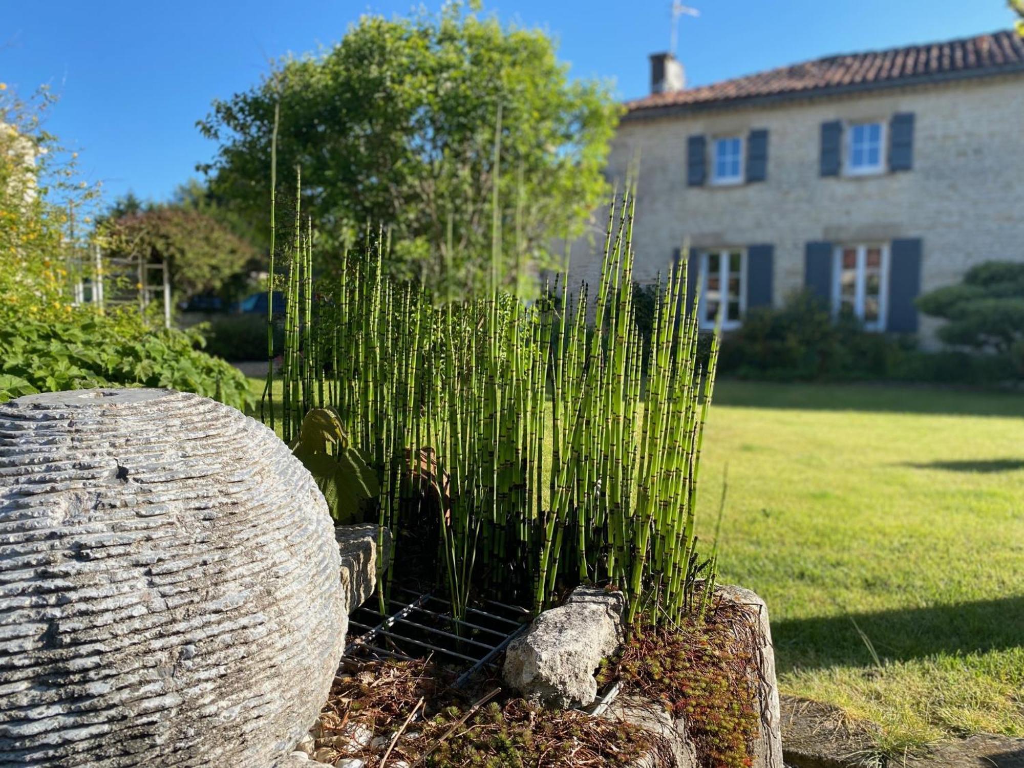 Aux Agapanthes, Chambres D'Hotes Charentaises De Charme Avec Piscine Aumagne Exterior foto